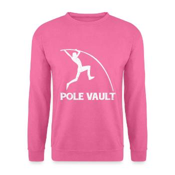 Stabhochsprung - Unisex Pullover - Pink - Vorne