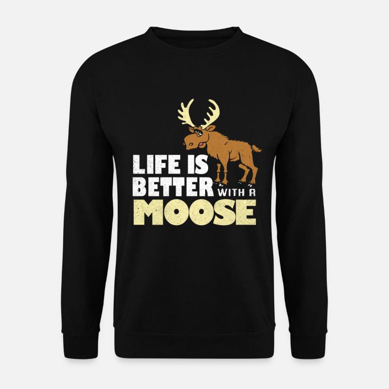 Elk - Unisex Sweatshirt - black