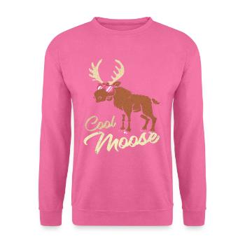 L’orignal - Sweat-shirt Unisexe - rose - Devant