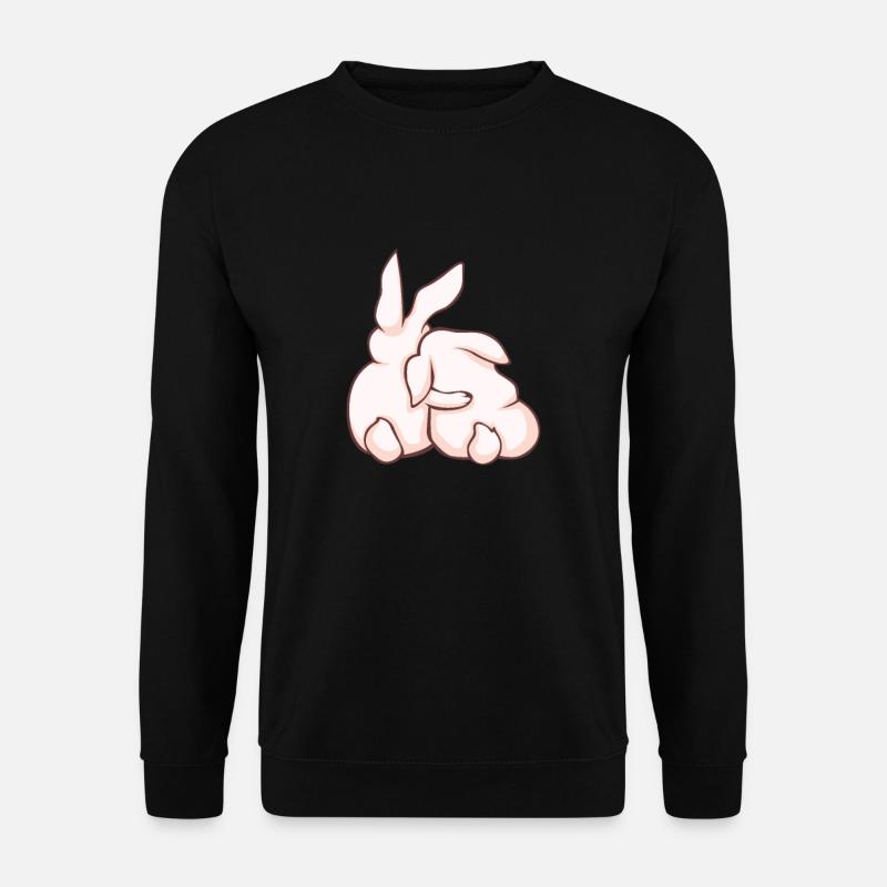 Rabbit Cuddle Love - Unisex Sweatshirt - black