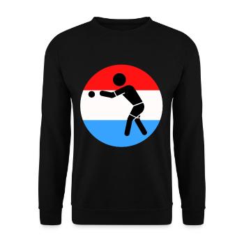 Pétanque - Unisex Pullover - Schwarz - Vorne - Alina (178cm) & Michal (187cm)