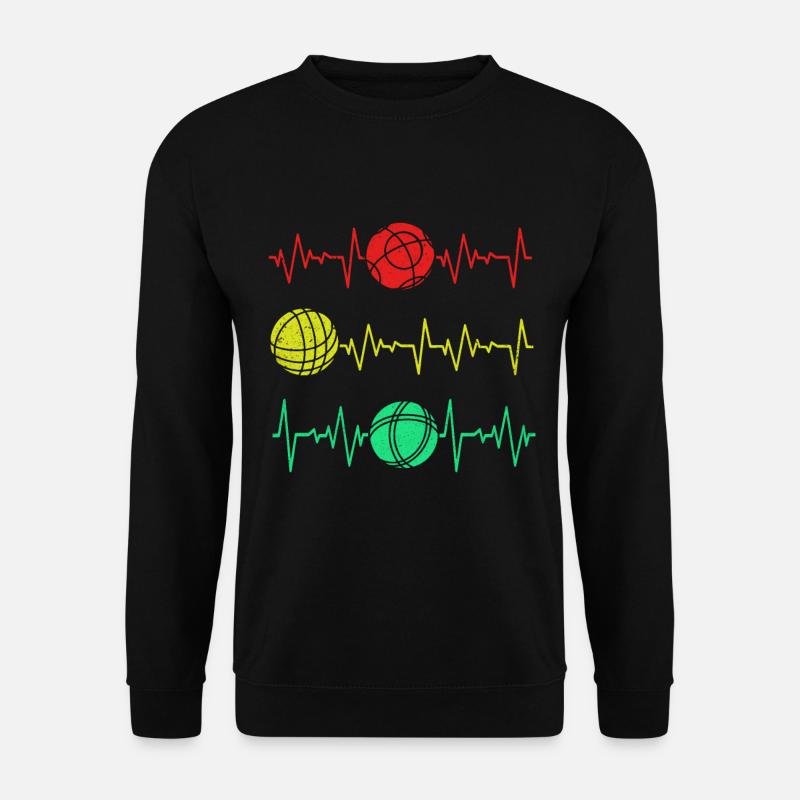 Pétanque - Unisex Pullover - Schwarz