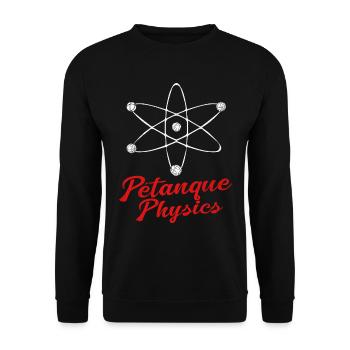 Pétanque - Unisex Pullover - Schwarz - Vorne - Alina (178cm) & Michal (187cm)