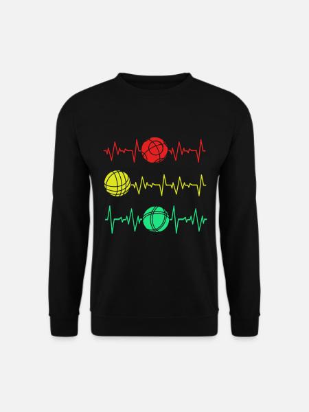 Pétanque Bocce Raffa Boule Sport Ball Petanque - Unisex Pullover - Schwarz
