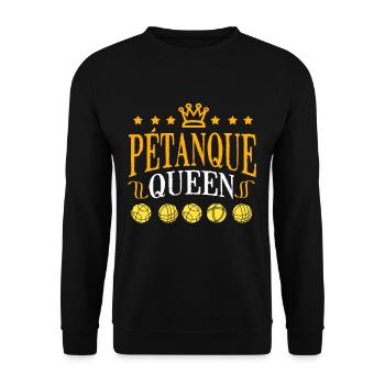 Pétanque Bocce Raffa Boule Sport Ball Petanque - Unisex Sweatshirt - black - Front - Alina (178cm) & Michal (187cm)