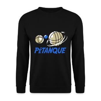 Pétanque Bocce Raffa Boule Sport Ball Petanque - Unisex Sweatshirt - black - Front - Alina (178cm) & Michal (187cm)