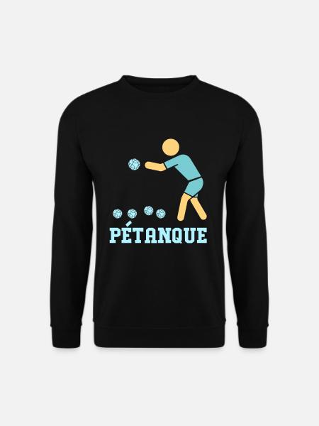Pétanque Bocce Raffa Boule Sport Ball Petanque - Sweat-shirt Unisexe - noir