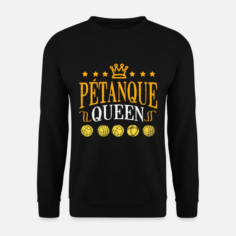 Pétanque - Unisex Pullover - Schwarz