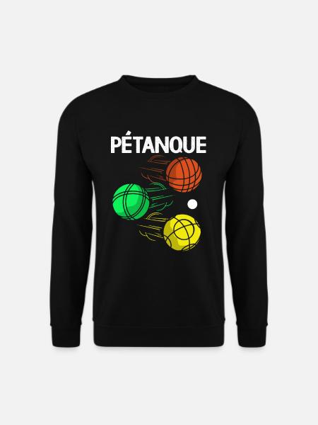 Pétanque Bocce Raffa Boule Sport Ball Petanque - Unisex Pullover - Schwarz