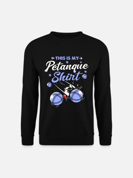 Pétanque Bocce Raffa Boule Sport Ball Petanque - Unisex Pullover - Schwarz