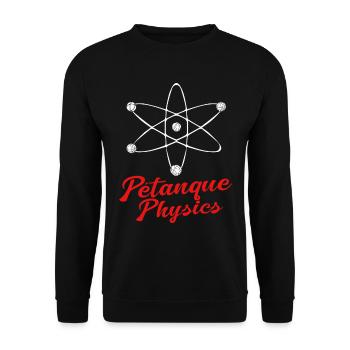 Pétanque Bocce Raffa Boule Sport Ball Petanque - Unisex Sweatshirt - black - Front - Alina (178cm) & Michal (187cm)