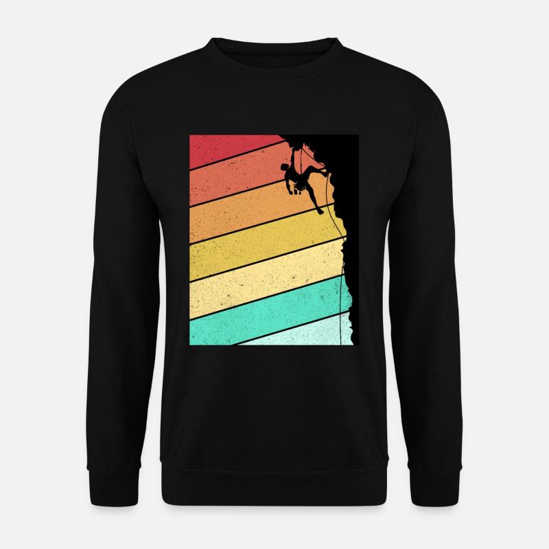 Klettern - Unisex Pullover - Schwarz