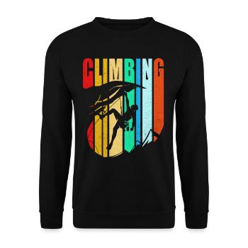 Escalade - Sweat-shirt Unisexe - noir - Devant - Alina (178cm) & Michal (187cm)