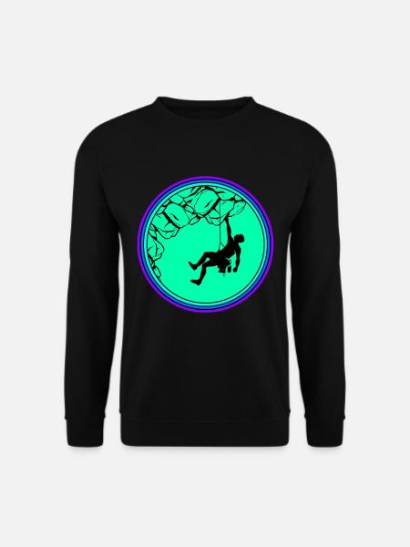 Escalade escalade escalade mur d’escalade montagne roche sport - Sweat-shirt Unisexe - noir
