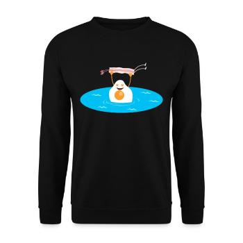 Speck Ei Spiegelei Dirty Dancing Film - Unisex Pullover - Schwarz - Vorne - Alina (178cm) & Michal (187cm)