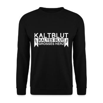 Kaltblut Pferde | Reiter Stall Geschenk - Unisex Pullover - Schwarz - Vorne - Alina (178cm) & Michal (187cm)