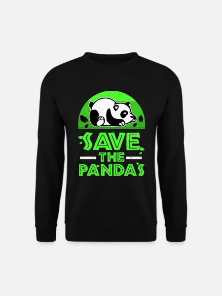 Panda - Sweat-shirt Unisexe - noir