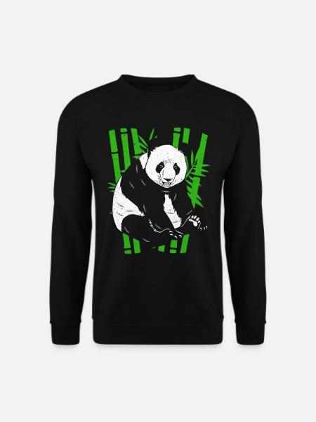 Panda - Unisex Sweatshirt - black