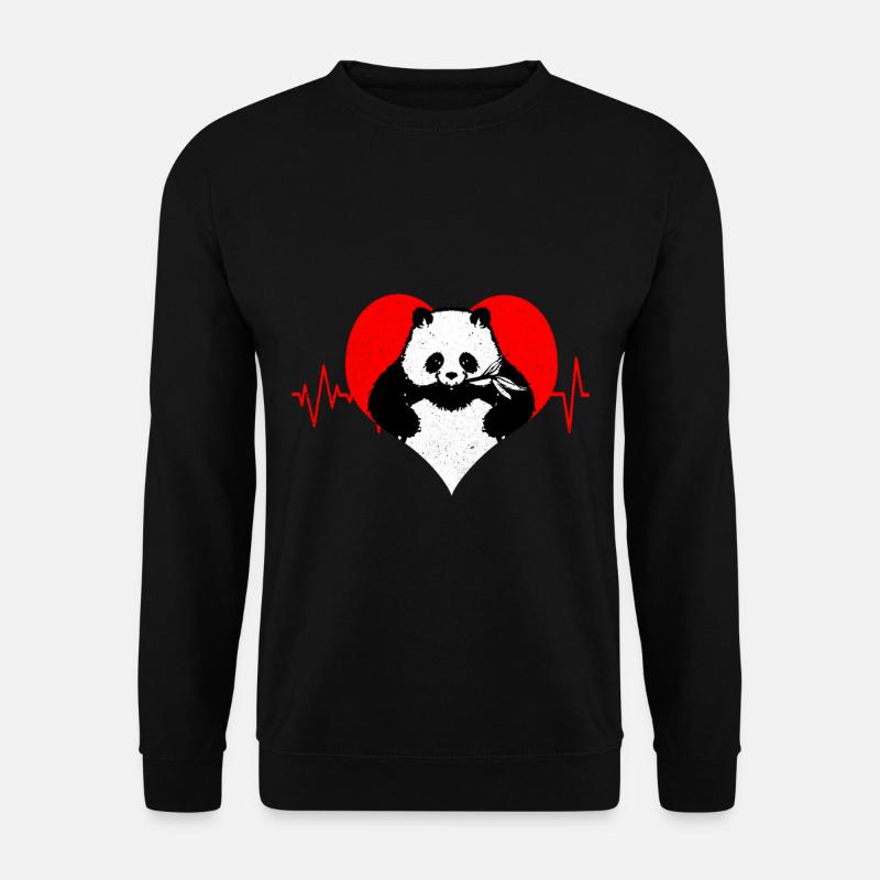 Panda - Unisex Sweatshirt - black