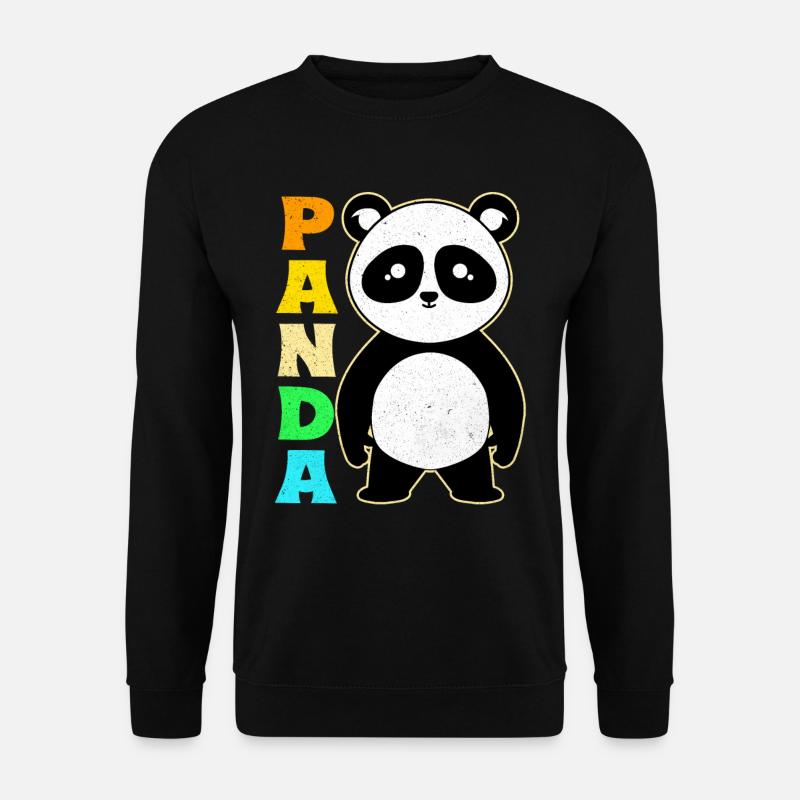 Panda - Unisex Sweatshirt - black