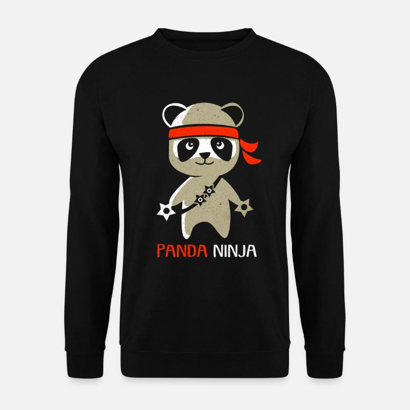 Panda - Unisex Sweatshirt - black