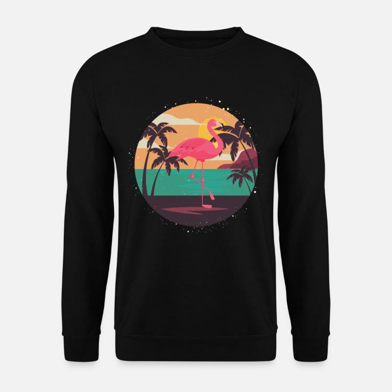 Flamingo - Unisex Sweatshirt - black