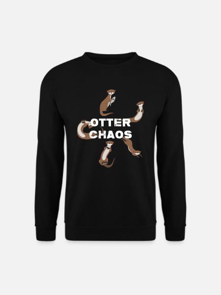 Otter Chaos - Unisex Pullover - Schwarz