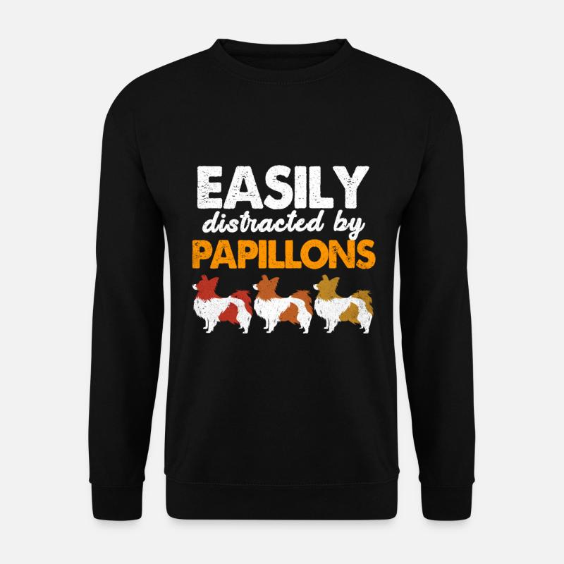 Papillon - Unisex Sweatshirt - black