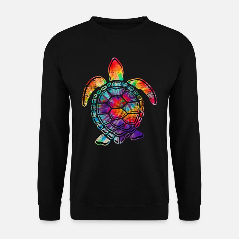 Bunte Schildkröte - Sweat-shirt Unisexe - noir