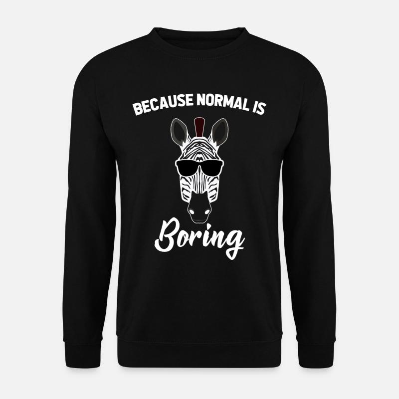 Zebra crossings - Unisex Sweatshirt - black