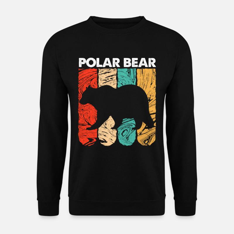 Polar bear - Unisex Sweatshirt - black
