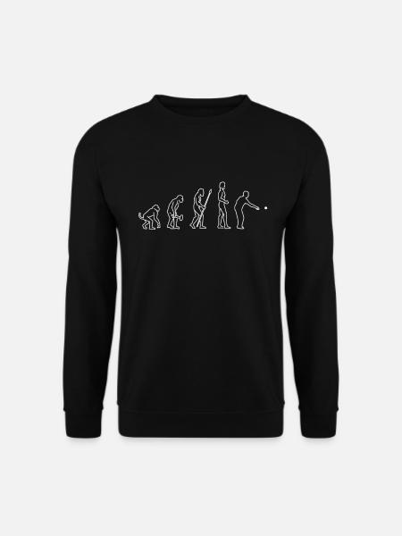Boulesport Evolution - modernes Petanque Shirt - Unisex Pullover - Schwarz