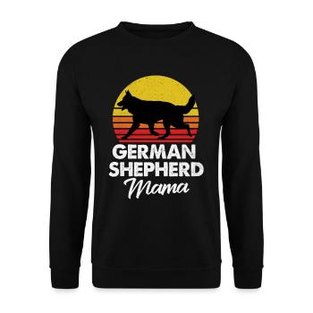 Berger allemand - Sweat-shirt Unisexe - noir - Devant - Alina (178cm) & Michal (187cm)