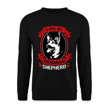 Berger allemand - Sweat-shirt Unisexe - noir - Devant - Alina (178cm) & Michal (187cm)