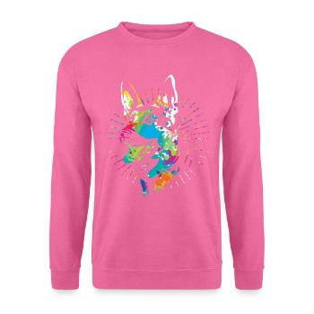 German Shepherd Dog Guard Dog IPO Service Dog - Unisex Sweatshirt - pink - Front