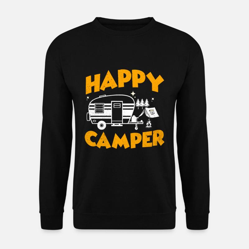Camping - Unisex Sweatshirt - black