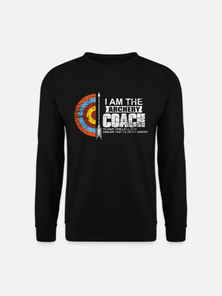 Archery Coach - Unisex Sweatshirt - black