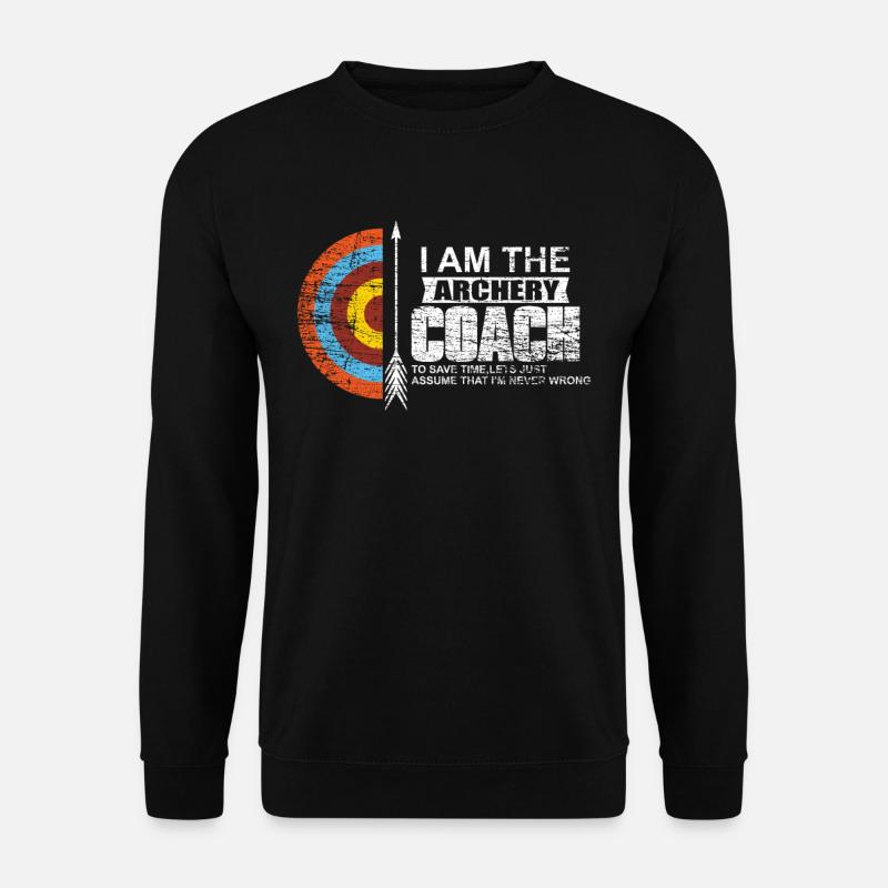 Archery Coach - Unisex Sweatshirt - black