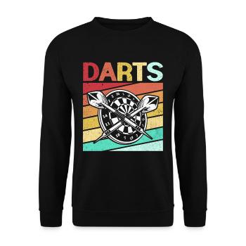 Dart - Unisex Pullover - Schwarz - Vorne - Alina (178cm) & Michal (187cm)