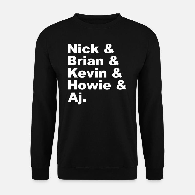 Backstreet - Trough My Heart - Nick, Brian, Aj - Unisex Pullover - Schwarz