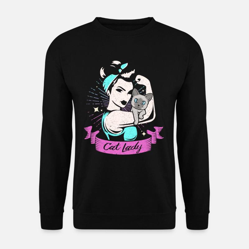 Siamese cat - Unisex Sweatshirt - black