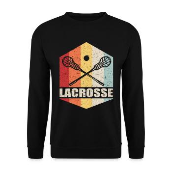Lacrosse - Unisex Pullover - Schwarz - Vorne - Alina (178cm) & Michal (187cm)