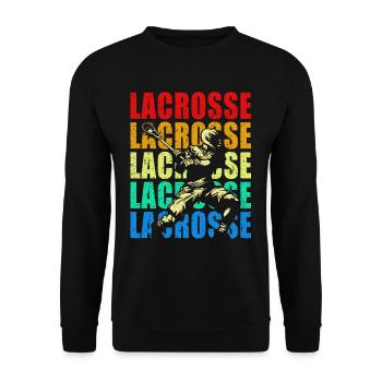 Lacrosse - Sweat-shirt Unisexe - noir - Devant - Alina (178cm) & Michal (187cm)
