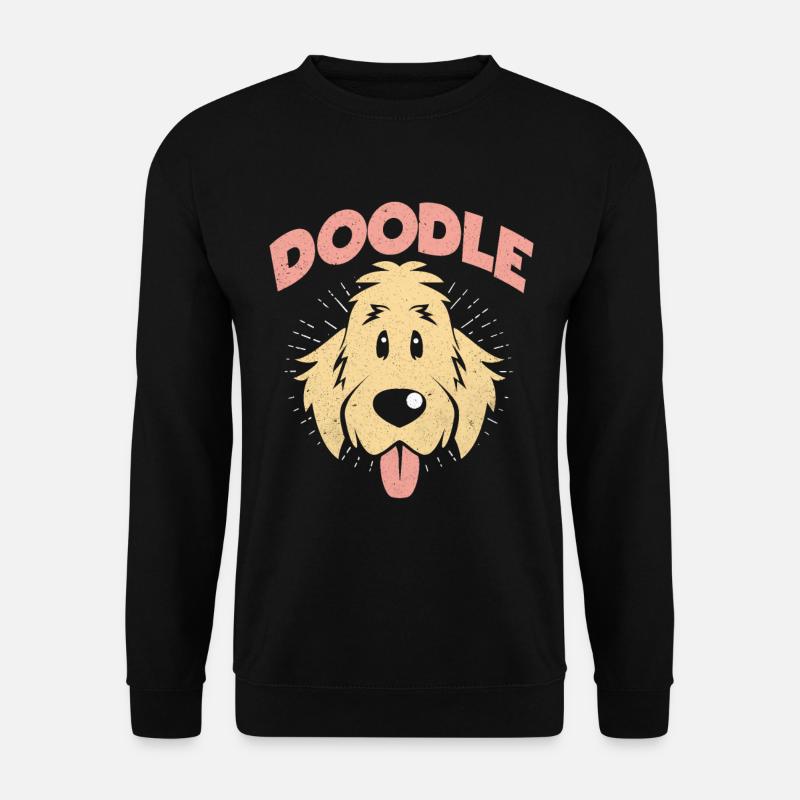 Doodle - Unisex Pullover - Schwarz