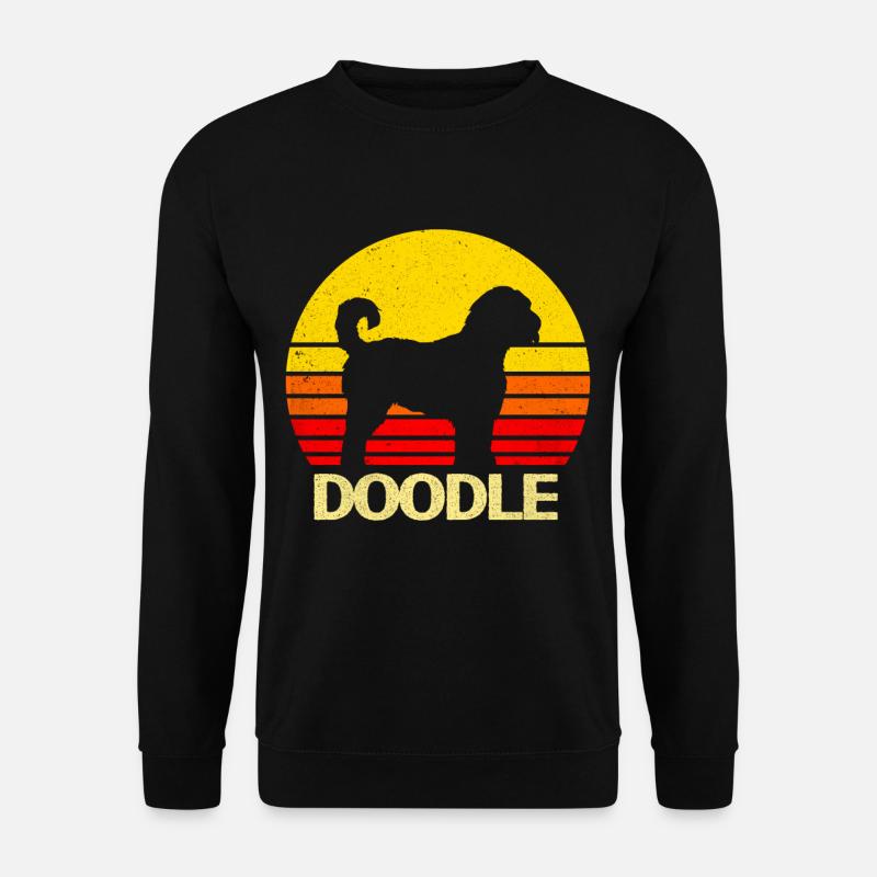Doodle - Unisex Pullover - Schwarz