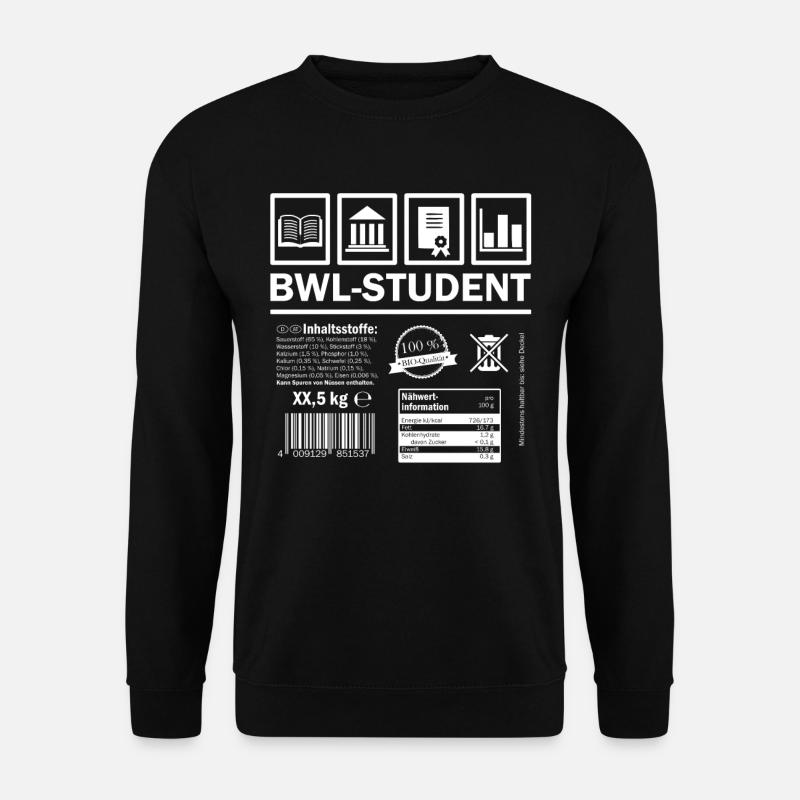 BWL Student bio b - Unisex Pullover - Schwarz