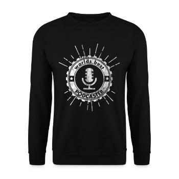 Mondial meilleur podcasteur | Cadeau Blogger - Sweat-shirt Unisexe - noir - Devant - Alina (178cm) & Michal (187cm)
