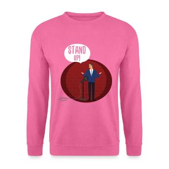 Cool Comedy or Comedians gift - Unisex Sweatshirt - pink - Front