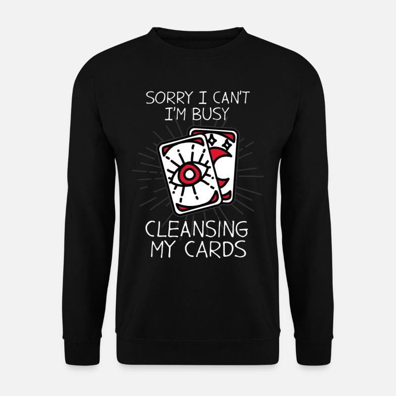 Tarot Karten Hellseher Karten Legen - Unisex Pullover - Schwarz
