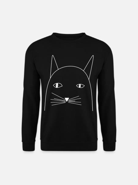 Chat - Sweat-shirt Unisexe - noir